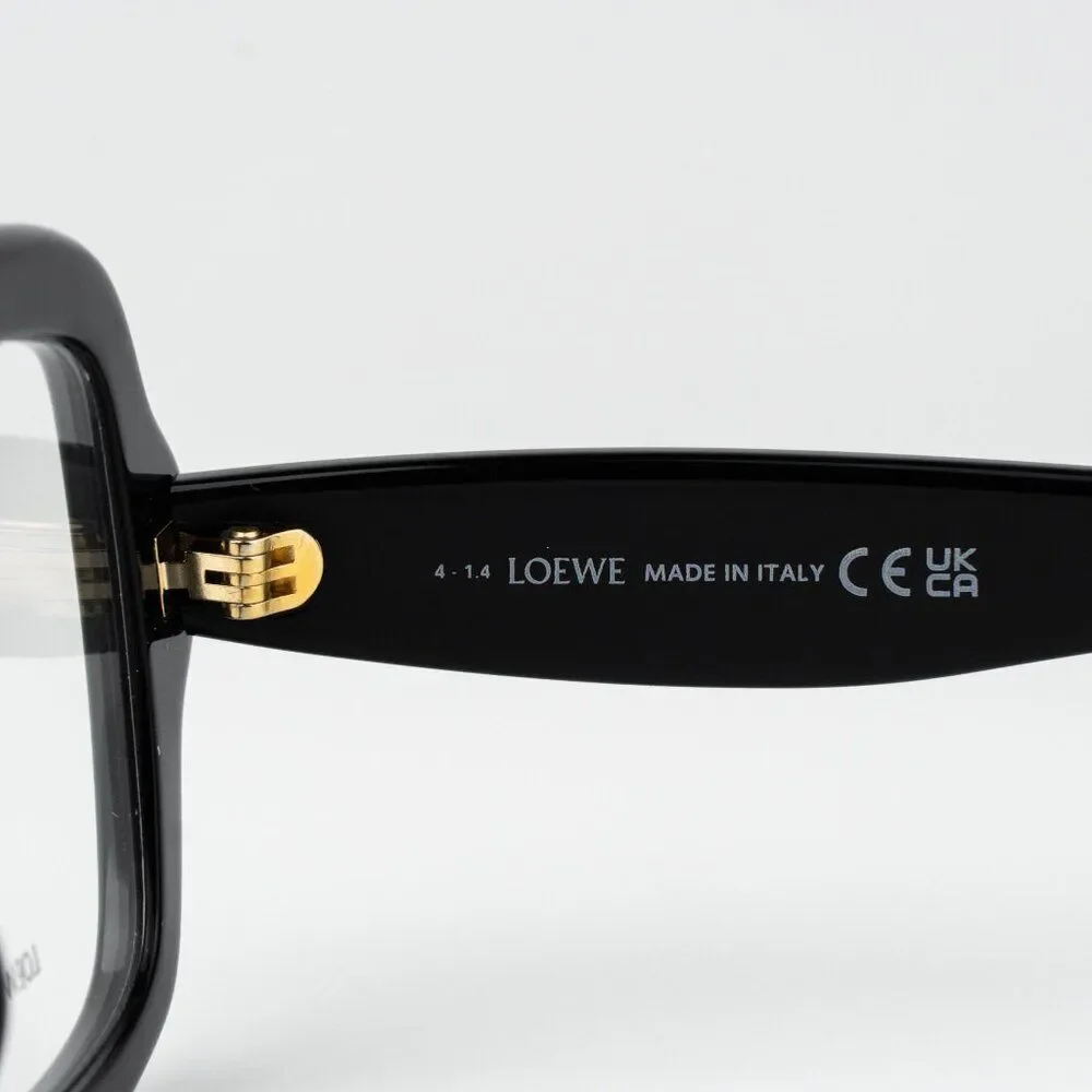 Loewe CURVY Women Eyeglasses Black Square LW50066I 001 BRAND NEW